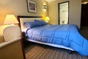 Postel nebo postele na pokoji v ubytování Suite en el corazón de Quito