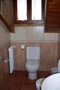 Koupelna v ubytování Hostal Fondevila