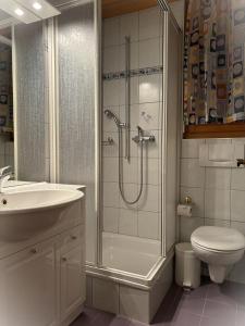 Koupelna v ubytování Residenz Darianne Leukerbad