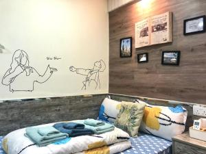 Un lugar para sentarse en Hong Kong Hostel (Tsim Sha Tsui Mansion)