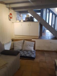 Χώρος καθιστικού στο Maison 4 personnes Port La Flotte