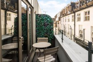 Bygningen som feriehuset ligger i