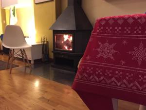 Posezení v ubytování Casa Tuca