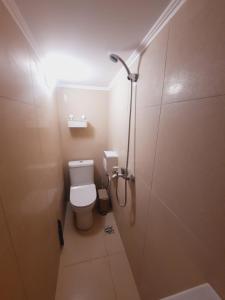 Koupelna v ubytování Skyloft Nea Karvali