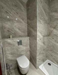 Koupelna v ubytování Des appartements a louer