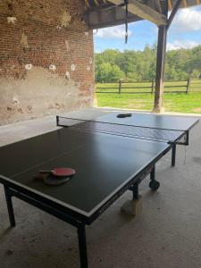 Stolný tenis v ubytovaní Gîte à la campagne groupe et famille 3 chambres Espace Jacuzzi hammam SPA alebo v jeho okolí