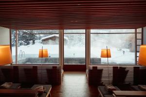 Χώρος καθιστικού στο Post Lech Arlberg
