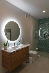 Koupelna v ubytování A Casa Da Mãe