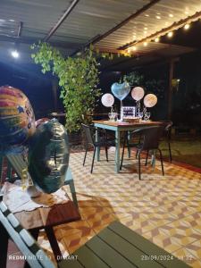 Χώρος καθιστικού στο Cabaña Millan