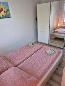 Posteľ alebo postele v izbe v ubytovaní Apartament Vanessa w centrum 600 m od morza
