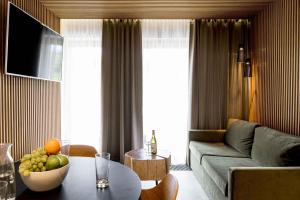 Χώρος καθιστικού στο Apartament Wood Design