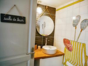 Koupelna v ubytování Studio cosy hypercentre Terrasse + 12 fotografií