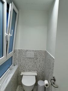 Koupelna v ubytování Hermes Central Suite