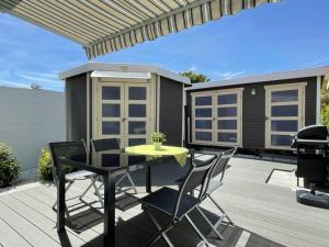 Balkón nebo terasa v ubytování Ferienhaus Schwan