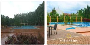 Πισίνα στο ή κοντά στο Deluxe Bedroom with free WiFi, Airconditioning, & Swimming Pool