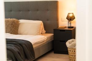 Posezení v ubytování Alp Deluxe - Sauna, Kamin, Terrasse & Mehr