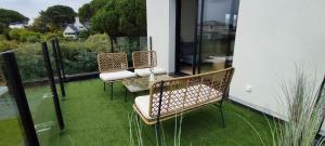 Jardín al aire libre en Charmante dépendance T3 vue Mer