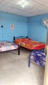 Postel nebo postele na pokoji v ubytování Hostal Laberintos Del Cuzco
