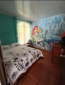 Ένα ή περισσότερα κρεβάτια σε δωμάτιο στο Villa Casa Sirena