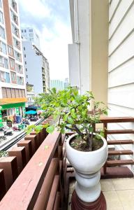 Balkón nebo terasa v ubytování Thanh Hiền HB Hotel