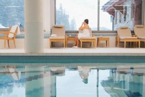 Bazén v ubytování Hotel Carlina nebo v jeho okolí