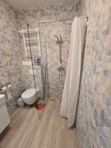 Kúpeľňa v ubytovaní APARTMAN OAZA ZAGREB 42 m2 with Free Parking Self Check-in + 29 fotografií