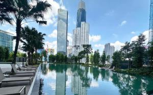 Lanskap alam di dekat apartemen
