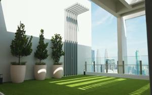 Balkon atau teras di AGILE Bukit Bintang By Irent365