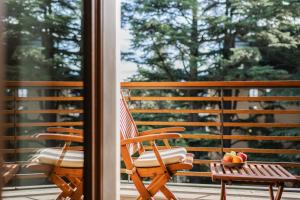 Balkón nebo terasa v ubytování Hotel Therme Meran - Terme Merano