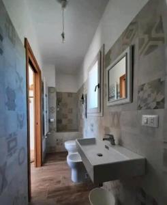 Koupelna v ubytování Trappito Stracca Agriturismo