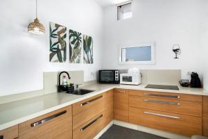 Nhà bếp/bếp nhỏ tại Villa Alegría