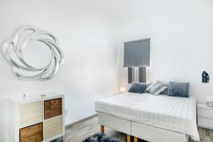Giường trong phòng chung tại Villa Alegría +22 ảnh