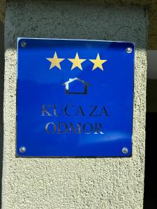 Certifikát, hodnocení, plakát nebo jiný dokument vystavený v ubytování Srijem