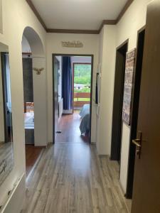 Postel nebo postele na pokoji v ubytování Nette Ferienwohnung in Seenähe