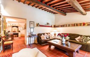 un salon avec deux canapés et une table dans l'établissement 3 Bedroom Beautiful Home In Camaiore, à Camaiore