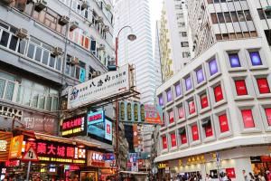 Nespecifikovaný výhled na destinaci Hongkong nebo výhled na město při pohledu z penzionu – hostince + 16 fotografií