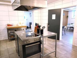 Köök või kööginurk majutusasutuses Aarhus Hostel og Hotel