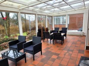 Istumisnurk majutusasutuses Aarhus Hostel og Hotel
