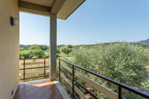 a view from the balcony of a house at Casa Delle Querce in Lucca
