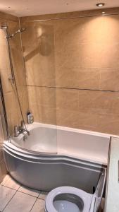 Ένα μπάνιο στο AM Apartments