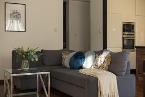 Posedenie v ubytovaní Royal Wilanów 2-bedroom Apartment