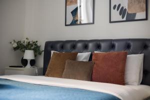 Posteľ alebo postele v izbe v ubytovaní Royal Wilanów 2-bedroom Apartment