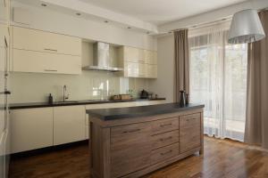Kuchyňa alebo kuchynka v ubytovaní Royal Wilanów 2-bedroom Apartment