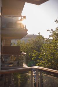 Balkón alebo terasa v ubytovaní Royal Wilanów 2-bedroom Apartment