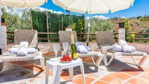Balkon lub taras w obiekcie Casa Torre del Manzano Torrox by Ruralidays