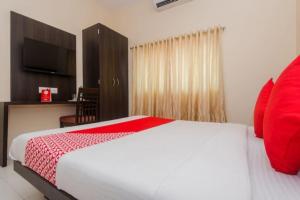 Postel nebo postele na pokoji v ubytování HOTEL V.G