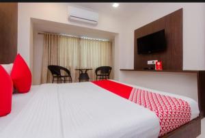 Postel nebo postele na pokoji v ubytování HOTEL V.G