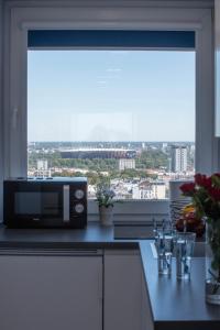 Kuchyňa alebo kuchynka v ubytovaní WLR Apartments - Chmielna I