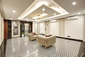 Posezení v ubytování Hotel 91 Millennium Huda
