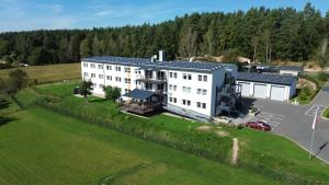 Budova, kde se aparthotel nachází